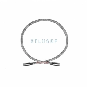 MANGUERA METÁLICA  INOXIDABLE      1/4″ X 0.8 M.    HEMBRA NPT  FIJO 