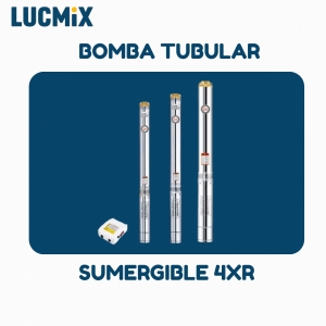 BOMBA TUBULAR SUMERGIBLE 4XR, ACERO INOXIDABLE, DESCARGA BRONCE, TRIFÁSICA 380V