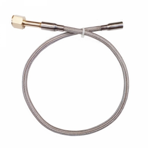 MANGUERA METÁLICA DE INOXIDABLE ALTA PRESIÓN 1/4″X 0.80 MT.