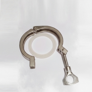 2.1/2" ABRAZADERA Y EMPAQUE DE SILICONA SANITARIO
